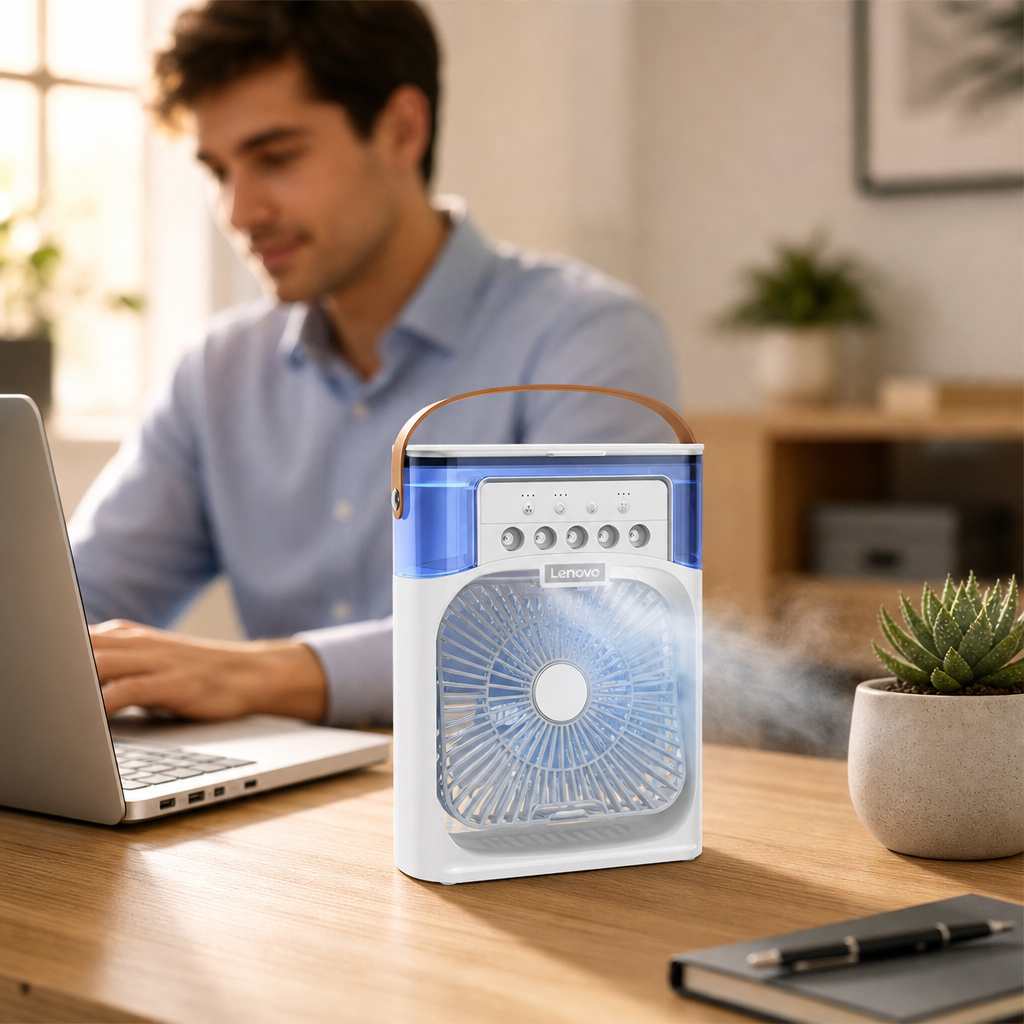 FreshAir Pro™ – Ventilateur Brumisateur Portable